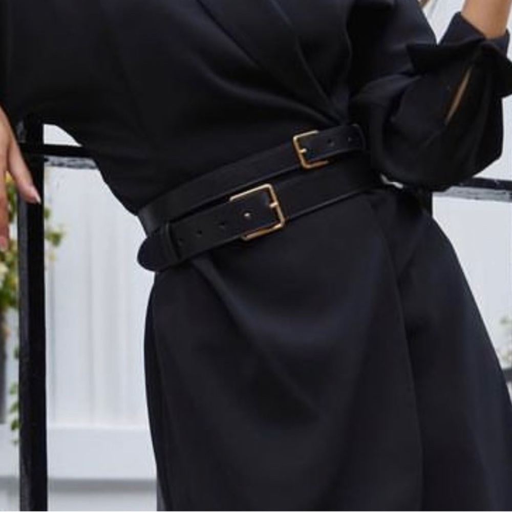 Alexander McQueen Double Buckle Belt